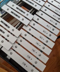 Piano and Keyboard Music Note Full Set Stickers for White and Black Keys; Transparent and Removable; Made in USA 49 71KJN6iGQvL