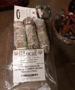 JL Local White Sage Smudge Sticks Bundles Gift Set - California Sage - Smudging & Cleansing Wands (3 Pack) 3 Pack 36 71KJipgl4LL