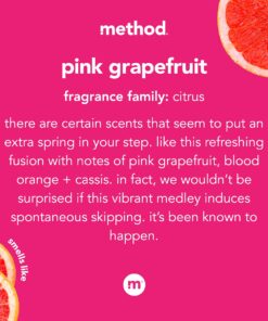 Method All-Purpose Cleaner Refill, Pink Grapefruit, Plant-Based and Biodegradable Formula Perfect for Most Counters, Tiles, Stone, and More, 68 Fl Oz Bottles, (Pack of 3) 28 Fl Oz (Pack of 3) 13 71KJrxbeSS