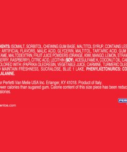 Mentos Sugar-Free Chewing Gum, Red Fruit Lime, Non Melting, 50 Piece Bottle 50 Count (Pack of 6) 11 71KL9B1Q1QL