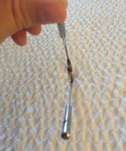 HealthAndYoga(TM) SteloSwipe Tongue Cleaner Scraper - Hygienic Seal-Pack - Surgical Grade Stainless Steel, Non-Synthetic Grip - Sterilizable Metal Tongue Scraper for Adults (1 Pack with Storage Bag) Surgical Steel - 1 Pack 62 71KL9i8JFaL