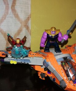 LEGO Marvel Super Heroes Avengers: Infinity War Thanos: Ultimate Battle 76107 Guardians of the Galaxy Starship Action Construction Toy (674 Pieces) (Discontinued by Manufacturer) 53 71KLA5fs L