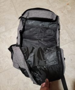 Matein Travel Laptop Backpack, Business Anti Theft Slim Durable Laptops Backpack with USB Charging Port, Water Resistant College School Computer Bag Gifts for Men & Women Fits 15.6 Inch Notebook, Grey Austere Grey 45 71KLJKwg39L 1