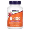 NOW Supplements, Vitamin B-100, Energy Production*, Nervous System Health*, 100 Veg Capsules 100 Count (Pack of 1) Standard Packaging 20 71KLKmJYYkL