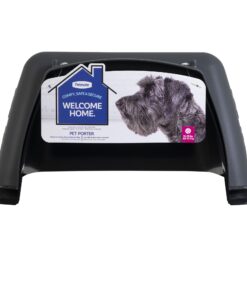 Petmate Pet Porter Fashion Dog Kennel 26", Parisian Blue & Black, for Pets 20-25lbs, Made in USA 26.0"L x 18.6"W x 16.5"H 30 71KLh4tZN7L