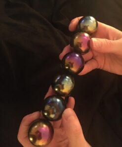 6 Pieces of 1.26" Sphere Magnet Rainbow Magnetic Balls | Hematite Rattle Snake |Fidget Toys for Anxiety | Large Magnetic Balls | Magnets for Kids 29 71KMV3668IL