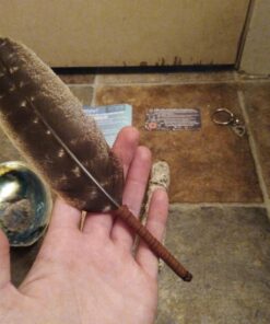 Smudge Kit - White Sage, Palo Santo, Abalone Shell, Smudging Feather, for Healing, Purifying, Meditating & Incense (Essentials) 44 71KMajKYLZL 1