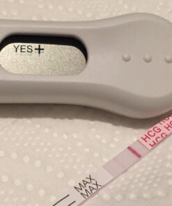 AccuMed Pregnancy Test Strips, 25-Count Individually Wrapped Pregnancy Strips, Early Home Detection Pregnancy Test Kit, Clear HCG Test 25 Count (Pack of 1) 36 71KMrou0jPL