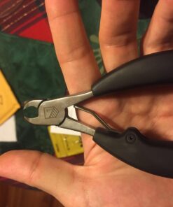 Harperton Podiatrist Toenail Clippers, Heavy-Duty Grooming Tool, Precision Nail Clipper for Thick or Ingrown Toenails, Stainless Steel, Black Toenail Clipper 49 71KN1UoRJPL