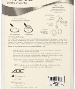 ADC 320 Medicut EMT Shears, Medical Grade, Stainless Steel, Traditional 7.25" Length, Black 1 Count 8 71KO7XKUDCL