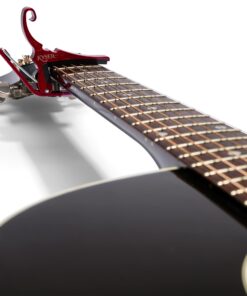 Kyser Quick-Change Guitar Capo for 6-string acoustic guitars, Ruby Red, KG6RA 11 71KOfq6F2IL