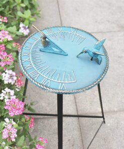 Brass Decorative Hummingbird Sundial 10" Inches Wide 11 71KOsSIWY6L