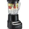Hamilton Beach Wave Crusher Blender For Shakes and Smoothies With 40 Oz Glass Jar and 14 Functions, Ice Sabre Blades & 700 Watts for Consistently Smooth Results, Black & Stainless Steel (54220) 13 71KPAVWEW L