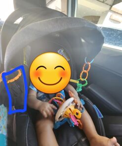 The Noggle, 8ft - Kid's Personal Air Conditioning System, Made in USA, Directs Cool Air to Children in The Backseat - Air Conditioning Vent Hose for Vehicles, Making The Back Seat Cool Again - Black 8 feet Black Ice 34 71KPpZRGPTL