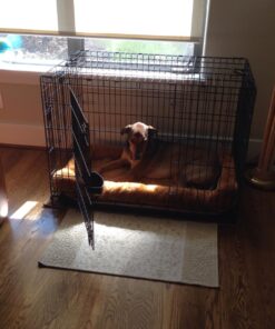 MidWest Homes for Pets Bolster Cinnamon Pet Bed for Dogs & Cats w/ Comfortable Bolster | Ideal for Extra Large Dog Breeds & Fits a 48-Inch Crate | Easy Maintenance Machine Wash & Dry | 48L-Inch 41 71KQ7VE8QYL