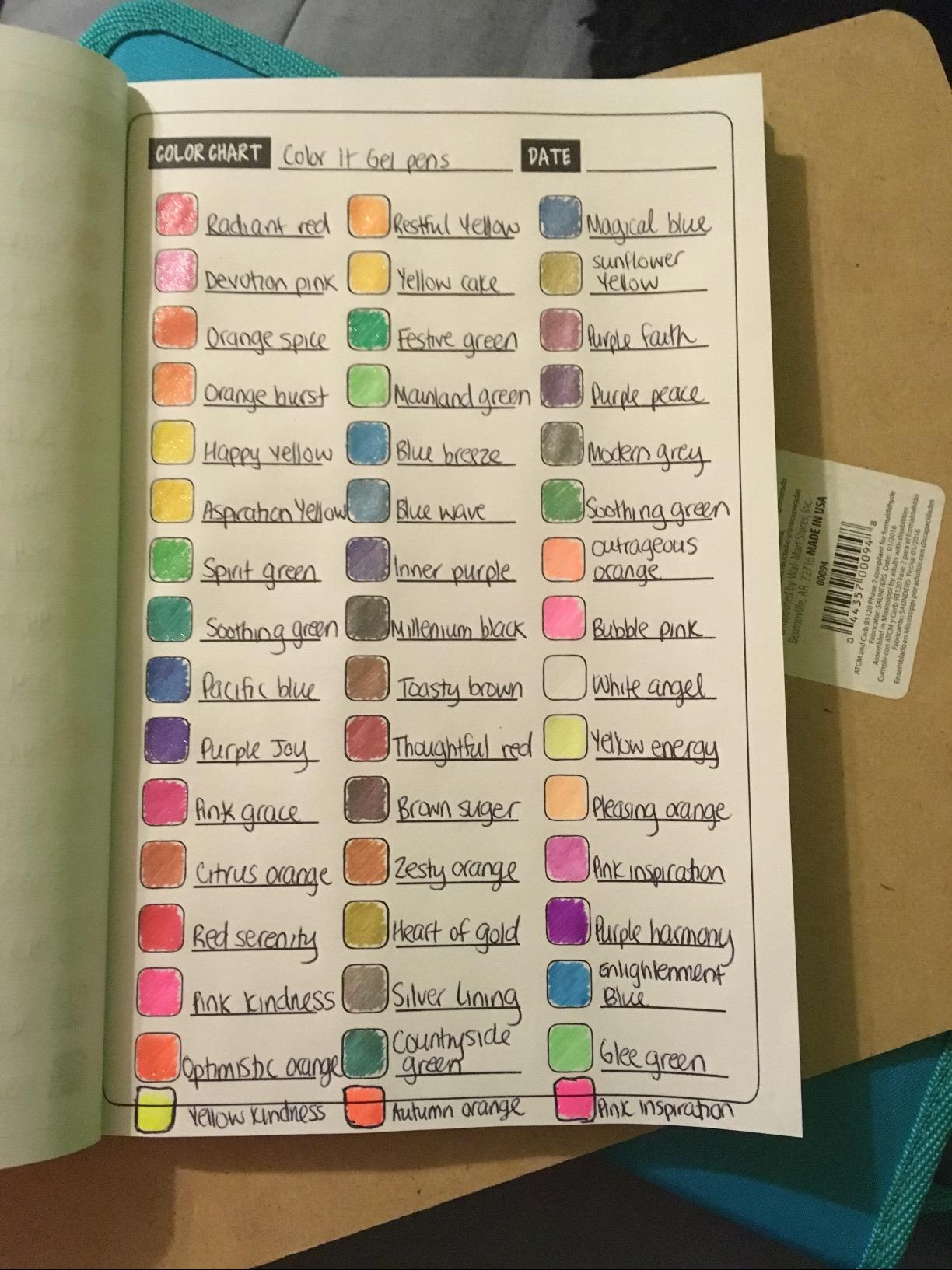 Color Charts: Color Collection Edition: 50 Color Charts to record your color collection all in one place 6 Color Charts: Color Collection Edition: 50 Color Charts to record your color collection all in one place - Image 6