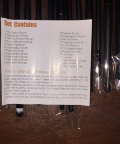 EmaxDesign 20 Pieces Makeup Brush Set Professional Face Eye Shadow Eyeliner Foundation Blush Lip Makeup Brushes Powder Liquid Cream Cosmetics Blending Brush Tool 80 71KQzh9En6L