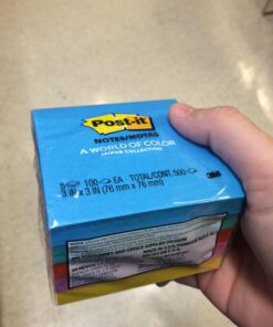 Post-it Notes, 3x3 in, 5 Pads, America's #1 Favorite Sticky Notes, Floral Fantasy Collection, Bold Colors, Clean Removal, Recyclable (630-6AN) 25 71KRUI41i4L