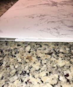 MOSISO Compatible with MacBook Air 13 inch Case (Models: A1369 & A1466, Older Version 2010-2017 Release), Plastic Pattern Hard Shell Case & Keyboard Cover & Screen Protector, White Marble 79 71KStv4nigL