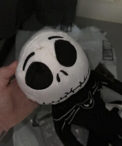 Jay Franco Disney Nightmare Before Christmas Plush Stuffed Jack Skellington Pillow Buddy - Kids Super Soft Polyester Microfiber, 27 inch (Official Disney Product) Black - Jack Skellington 19 71KTMJT1HuL