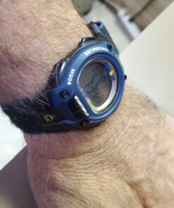 Timex Men's T5K413 Ironman Classic 30 Oversized Black/Blue 31 71KTnA z0lL