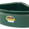 Plastic Corner Feeder Bucket (Green) - Little Giant - Durable & Useful Space Saving Corner Feed Trough (26 Quart) (Item No. PCF6GREEN) 35 71KW2HxMDIL