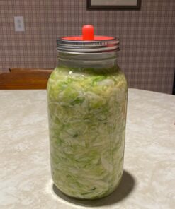 Masontops Complete Mason Jar Fermentation Kit - Pickle Kit, Sauerkraut Making Kit Kimchi Container - Fermentation Airlock Lids Wide Mouth Mason Jars 28 71KWj6ZL6IL