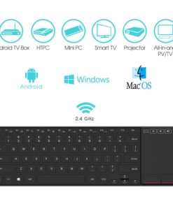Rii K22 Ultra Slim 2.4 Gigahertz Mini Wireless Multimedia Keyboard with Touchpad for PC and Laptop 2.4G 18 71KWnGPxFjL
