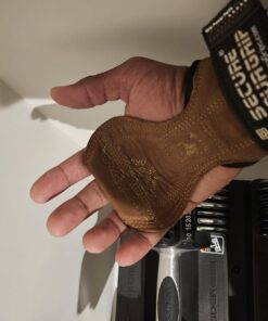 Cobra Grips PRO Weight Lifting Gloves Heavy Duty Straps Alternative Power Lifting Hooks for Deadlifts Adjustable Neoprene Padded Wrist Support Bodybuilding PRO Brown Leather One Size 20 71KY8QC9daL