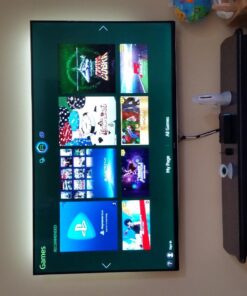 Power Practical LED Lights for TV Backlight - Luminoodle, USB Powered TV LED Light Strip w/ Bias Ambient Lighting for Home Theater - True White - Size (24"-29” TV) Medium (24 in-29 in TV, White) 57 71KYLb31lML