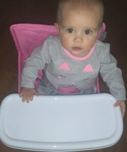 Summer Infant Pop 'N Sit Portable Booster Chair, Floor Seat, Indoor/Outdoor Use, Compact Fold, Pink, 6 Mos - 3 Yrs 41 71KYyRkmbKL