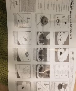 Danco 10879 All-in-One Toilet Installation Kit with Perfect Seal Wax Ring & Zero Cut Bolts, Blue and Gray, 1-Pack 1 Pack 36 71KZJu4pBGL
