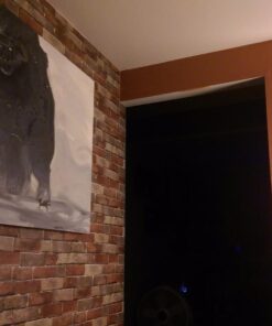 Wallpaper Faux Smooth Rust Tuscan Brick Wall, Looks Real Up! 11 yd 51 71KZqfJWtlL