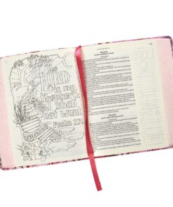 KJV Holy Bible, My Creative Bible, Faux Leather Flexcover - Ribbon Marker, King James Version, Pink Floral 43 71KZrvs05rL