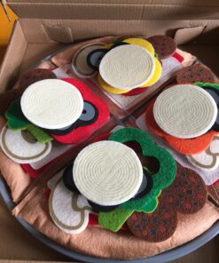 Melissa & Doug Felt Food Mix 'n Match Pizza Play Food Set (42 pcs) - Felt Pizza Play Set For Kids Kitchen, Pretend Play Pizza, Felt Pizza Toy For Toddlers And Kids Ages 2+ 40 71KaH7YxbJL