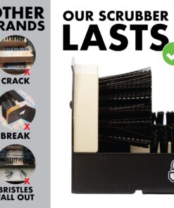 Jobsite The Original Boot Scrubber - All Weather Industrial Shoe Cleaner & Scraper Brush 1 Pack 28 71KaSGMy8AL