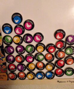 Melissa & Doug Deluxe Wooden Magnetic Responsibility Chart With 90 Magnets 38 71KaZhse8hL