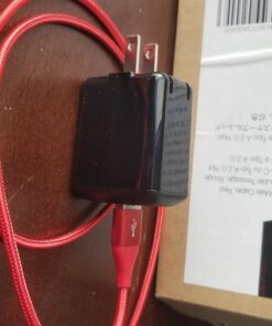 Amazon Basics 12W One-Port USB-A Wall Charger (2.4A) for Phones (iPhone 15/14/13/12/11/X, Samsung, and more), non-PPS, Black One Port 32 71Kat IBcPL