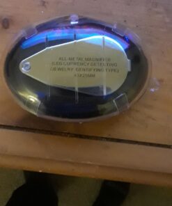 40X Full Metal Illuminated Jewelry Loop Magnifier, XYK Pocket Folding Magnifying Glass Jewelers Eye Loupe with LED(LED Currency Detecting/Jewelry Identifying) 1 49 71KbBm5H SL