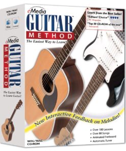 eMedia Guitar Method v5 [Old Version] PC/Mac Disc