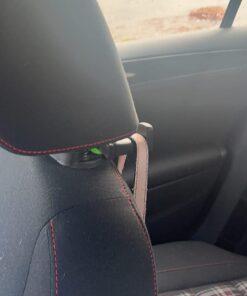 IPELY Universal Car Vehicle Back Seat Headrest Hanger Holder Hook for Bag Purse Cloth Grocery (Black -Set of 2) Black 34 71KdUA8hM0L