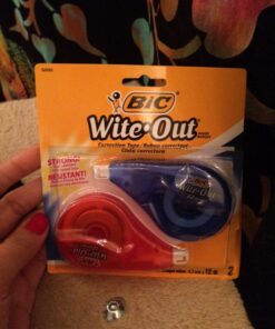 BIC Wite-Out EZ Correct Correction Tape, 2-Count 2 Count (Pack of 1) 21 71KeIaedexL