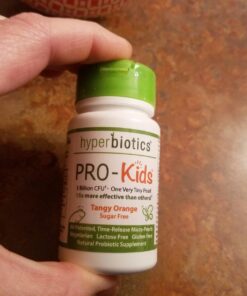 Hyperbiotics Pro Kids Probiotics | Vegan Daily Digestive Probiotic for Kids | Tiny Pearl Tablets | Easy to Swallow for Children | Gluten, Dairy & Sugar Free | Ages 3 & Up | Orange Flavor | 60 Count 45 71KexDHhVHL