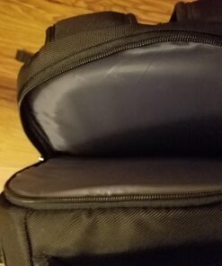 Evecase Large DSLR Camera/Laptop Travel Backpack Bag w/Rain Cover for Mirrorless, 4/3 Micro Four Third, Compact, Interchangeable Lens Digital Camera 18*12*8 inch Black 65 71KfM49k13L