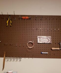 Hiltex 53106 Pegboard Hook Assortment Set, 50 Piece Heavy Duty, Pegboard Hooks for Tools, Garage & Workshops Hooks and Holders, Accessories for Craft Room, Wall Storage Shelving Peg Hooks 50 Piece: Hooks 47 71Kflvn8VTL 1