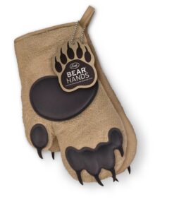 Genuine Fred Bear Hands Oven Mitts - Quality Cotton with Heat Resistant Silicone - Fun & Function Kitchen Gadgets - Funny White Elephant Gift - Great Gift for Home Cooks, Bakers, & Animal Lovers - 20 71KgHRm17sL