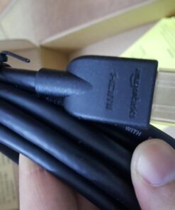 Amazon Basics 2-Pack HDMI Cable, 18Gbps High-Speed, 4K@60Hz, 2160p, Ethernet Ready, 10 Foot, Black 10 Feet 38 71KhB2egY2L