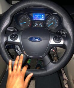 Steering Wheel Cover Auto Car Silicone Great Grip Anti-Slip Steering Cover Diameter 36-38cm/14-15inch (Purple) Purple 38 71KhV4MC NL