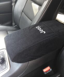 Seat Armour KAJGCB11-14 Officially Licensed Custom Fit Center Console Cover with Jeep Embroidered Logo for Select Jeep Grand Cherokee Models(2011-2017) - (Black) 26 71KhmoHKSdL