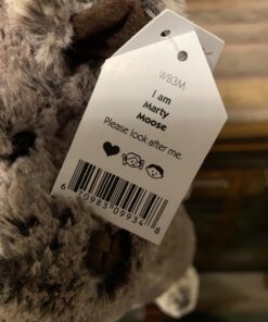 Jellycat Bashful Marty Moose Stuffed Animal, Medium, 12 inches 14 71Ki7td1x3L